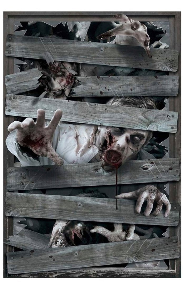 Zombie-Fensterdekoration