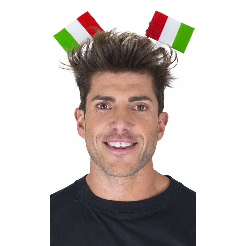 Diadema Banderines de Italia | Don Disfraz