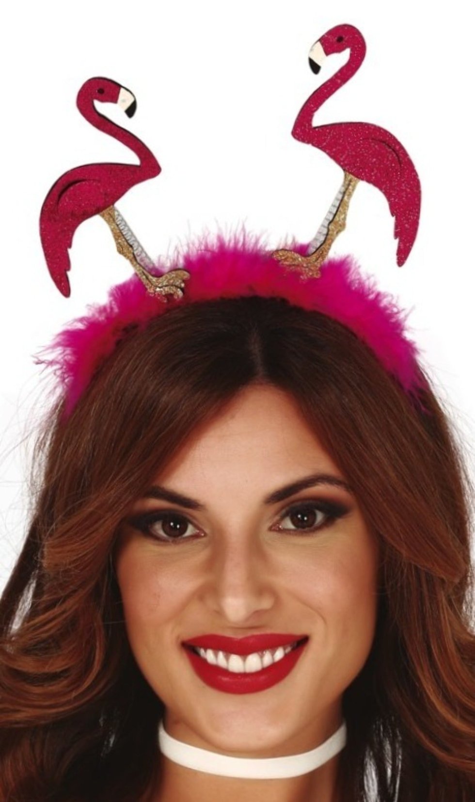 Haarreif Flamingo Glitter