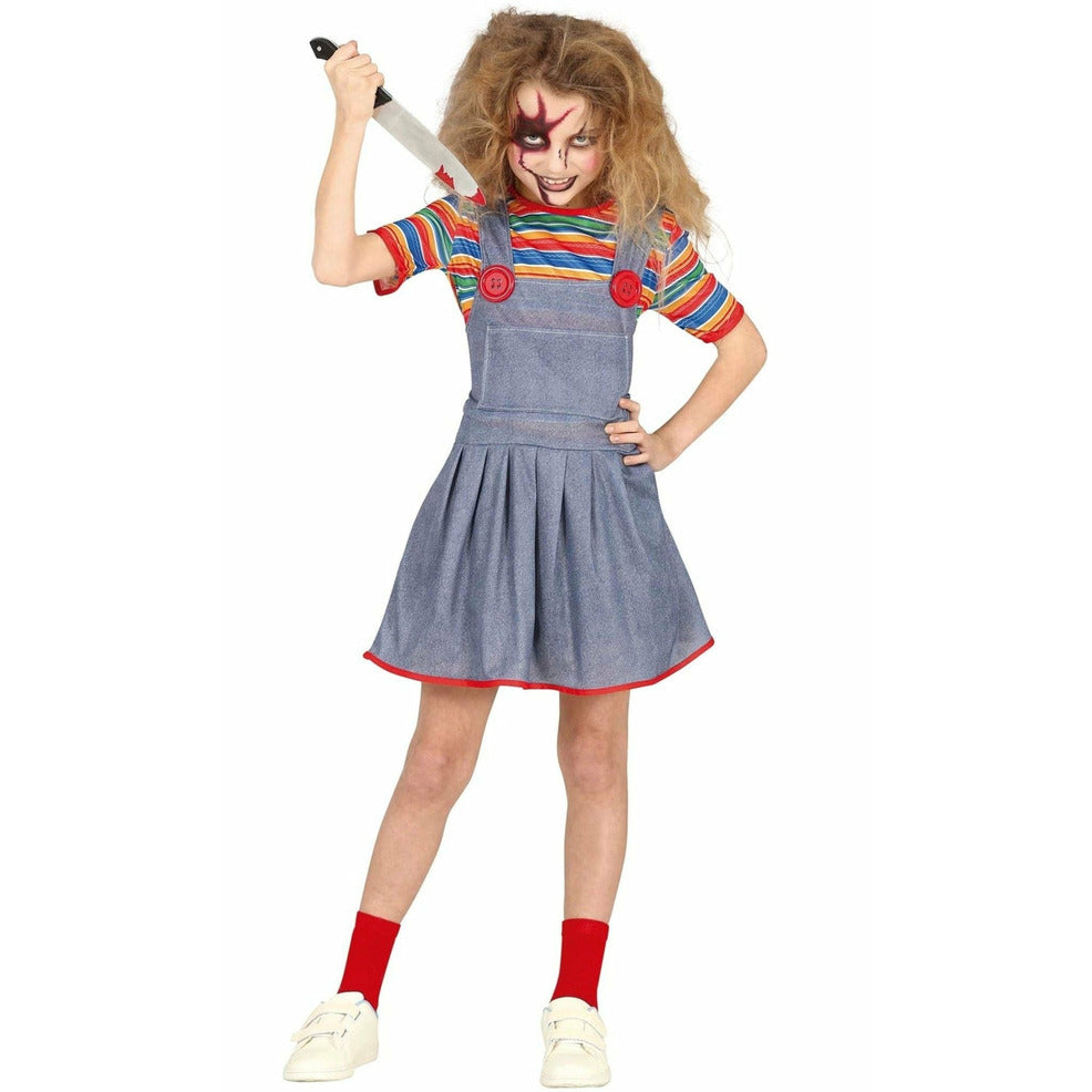Disfraz de Chucky Asesina para niña | Don Disfraz