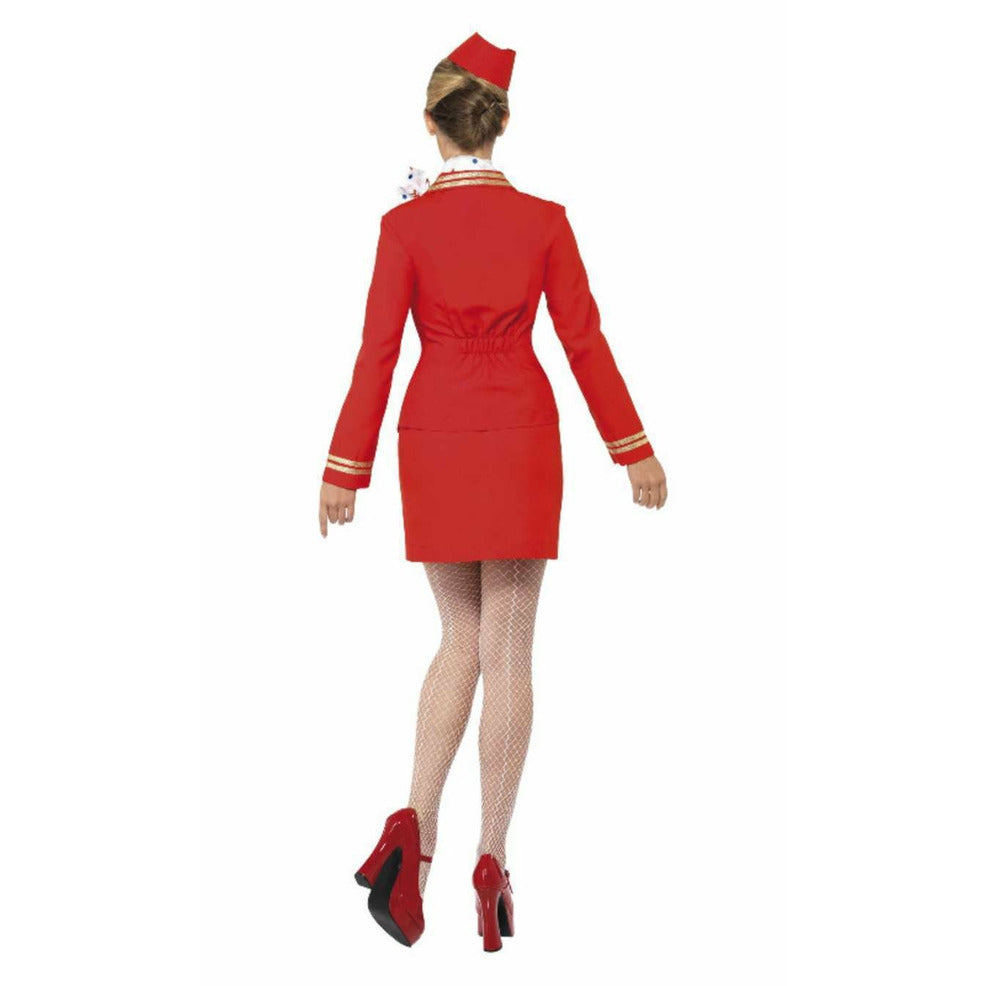 Disfraz de Azafata Rojo Sexy mujer | Don Disfraz