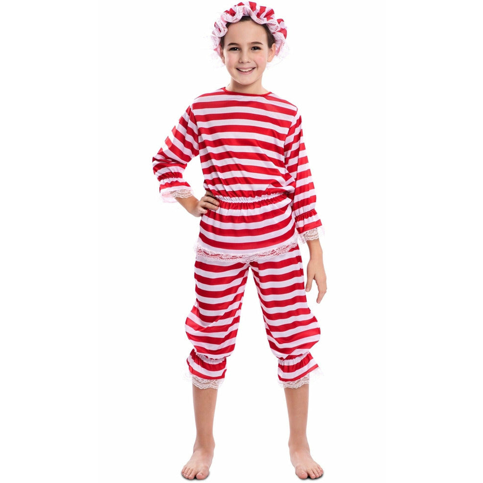 Disfraz de Bañista Rayas para niña | Don Disfraz