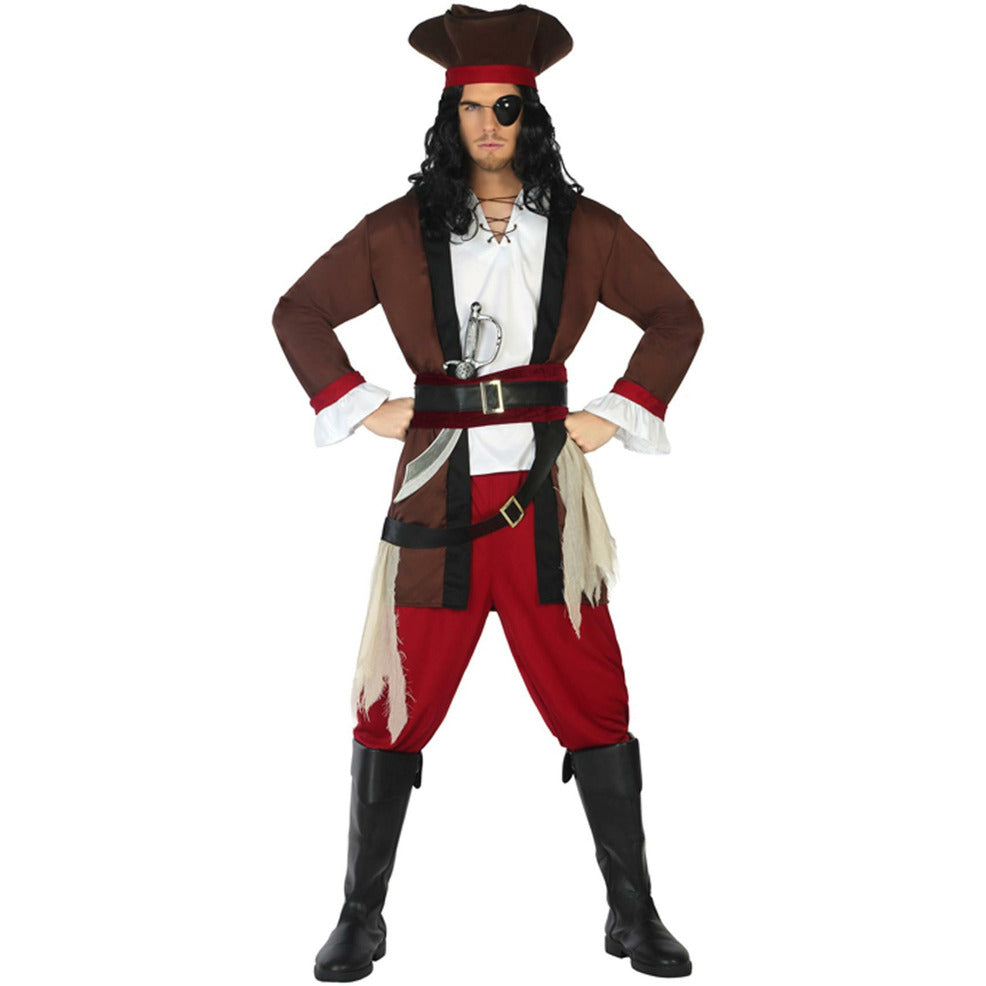 Disfraz de Capitán Pirata Davis para hombre | Don Disfraz