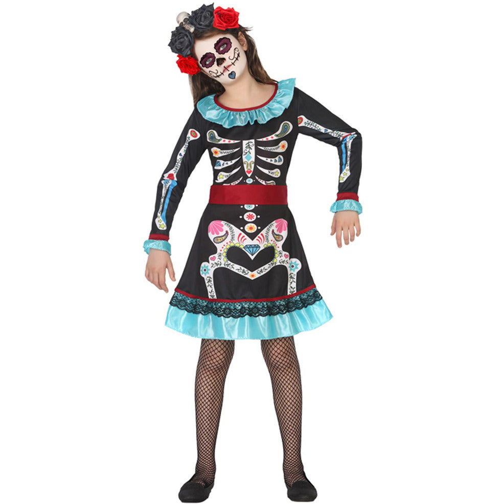 Disfraz de Catrina Esqueleto para niña | Don Disfraz