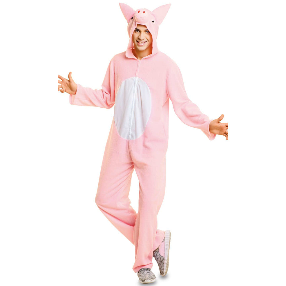 Disfraz de Cerdito Capucha para adulto | Don Disfraz