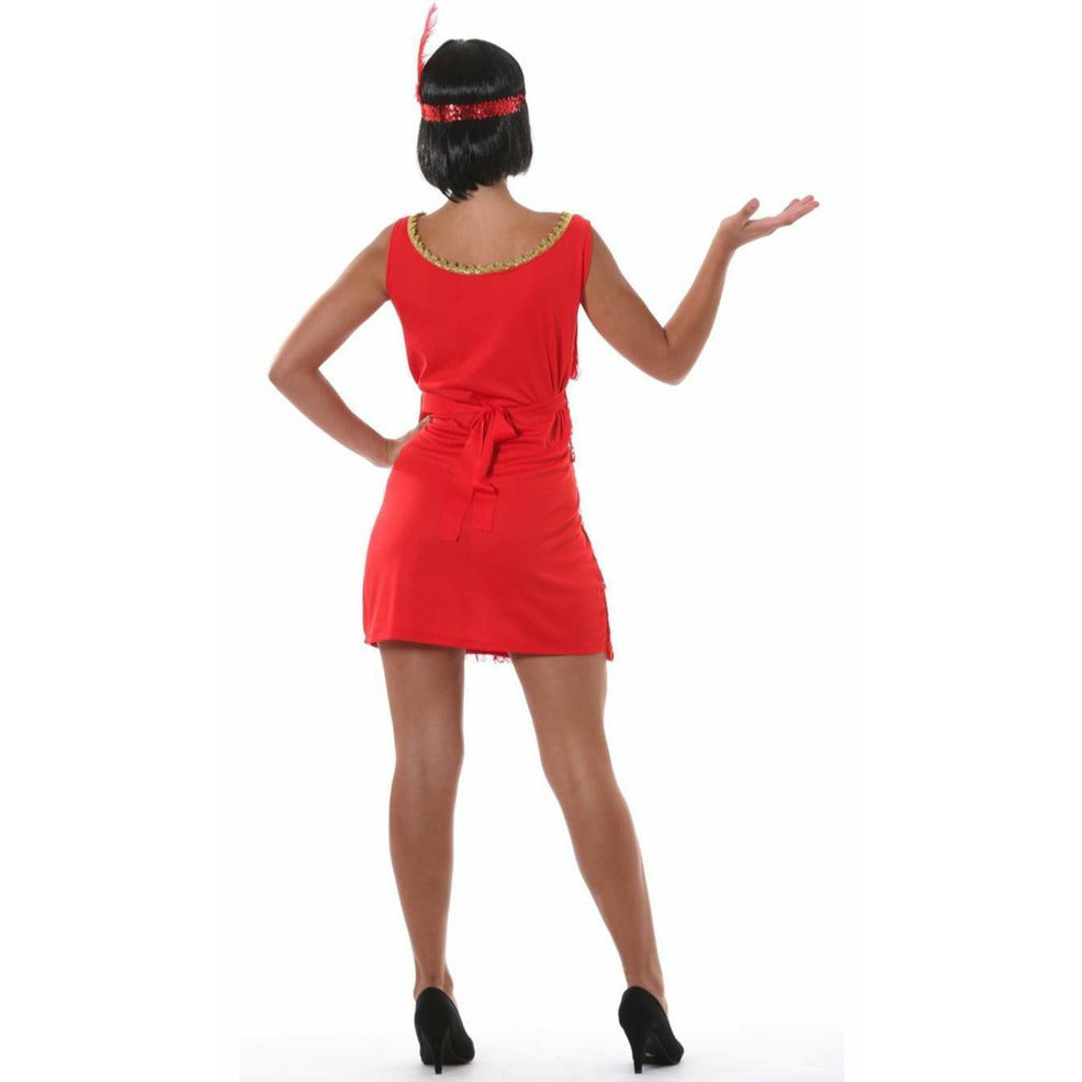 Disfraz de Charleston Rojo para mujer | Don Disfraz