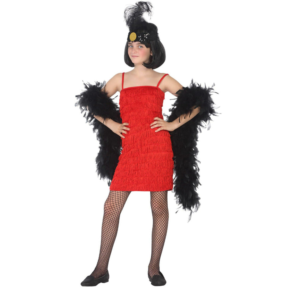 Disfraz de Charleston Swing Rojo para niña | Don Disfraz