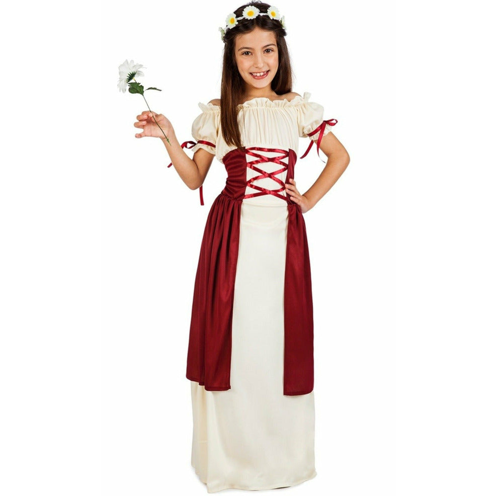 Disfraz de Dama Medieval Linda para niña | Don Disfraz