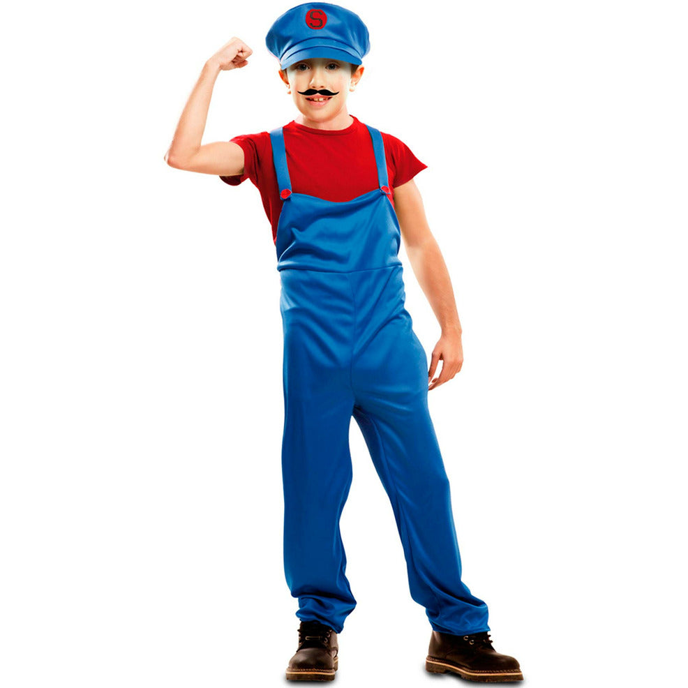 Disfraz de Fontanero Mario infantil | Don Disfraz
