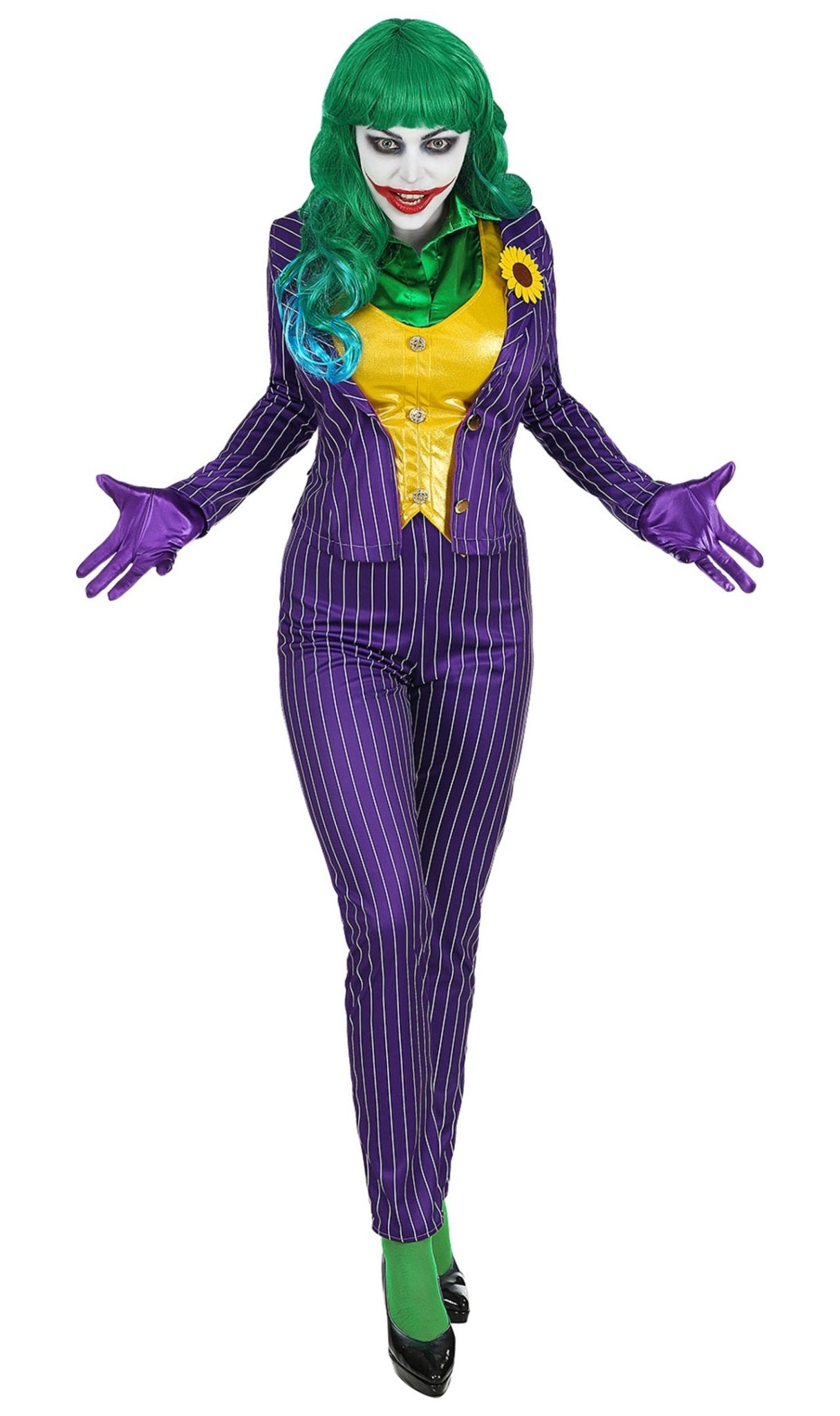 Disfraz de Joker chiflado para mujer | Don Disfraz