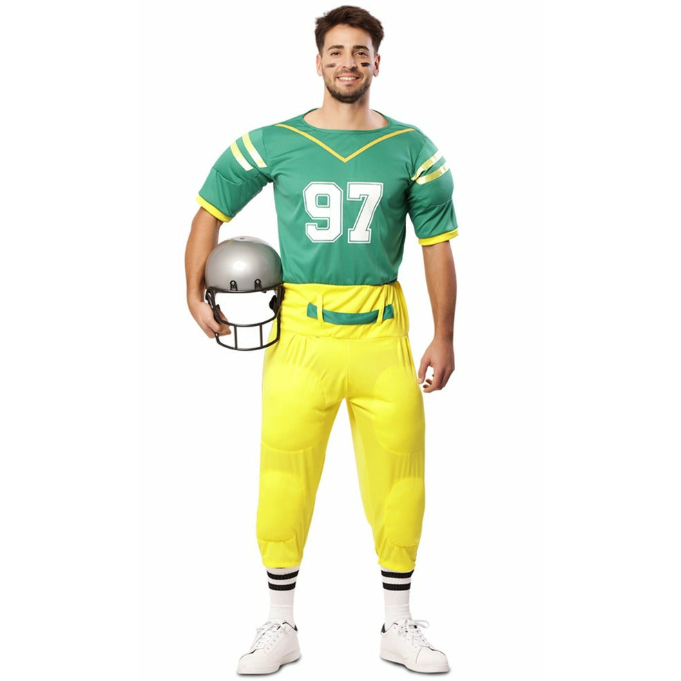 Disfraz de Jugador Rugby Verde para hombre | Don Disfraz