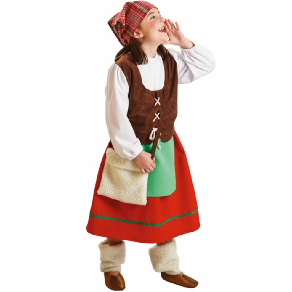 Disfraz de Pastora Asturiana infantil | Don Disfraz