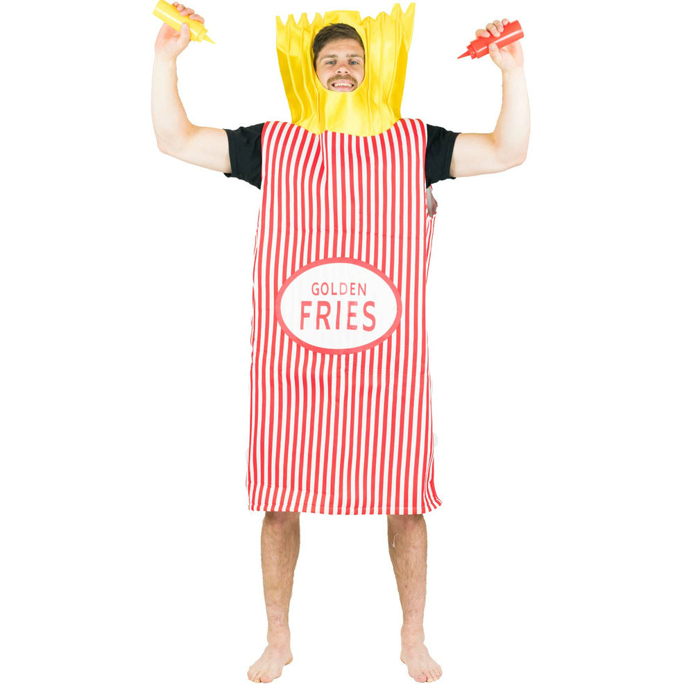 Disfraz de Patatas Fritas para adulto | Don Disfraz