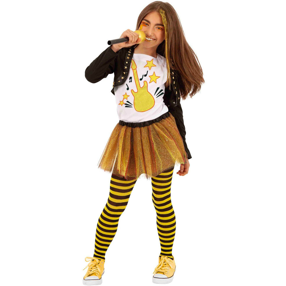 Disfraz de Pop Star Roxy C. para niña | Don Disfraz