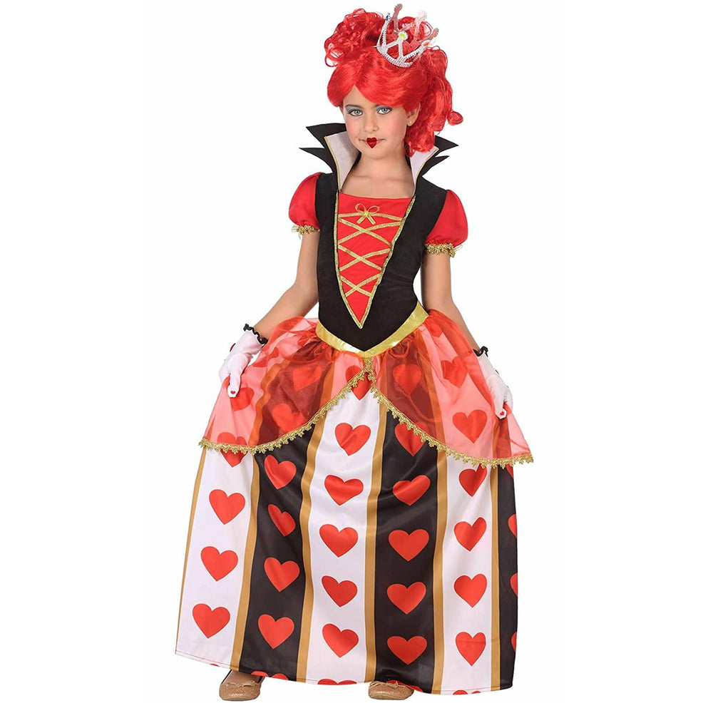 Disfraz de Reina de Corazones Vestido para niña | Don Disfraz