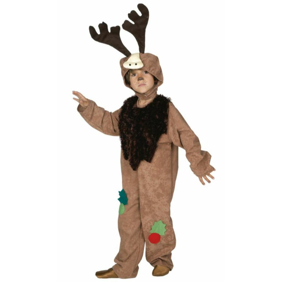 Rentier Kostüm Für Kinder 10-12 Jahre – Mit Kapuze, Weihnachts-Outfit