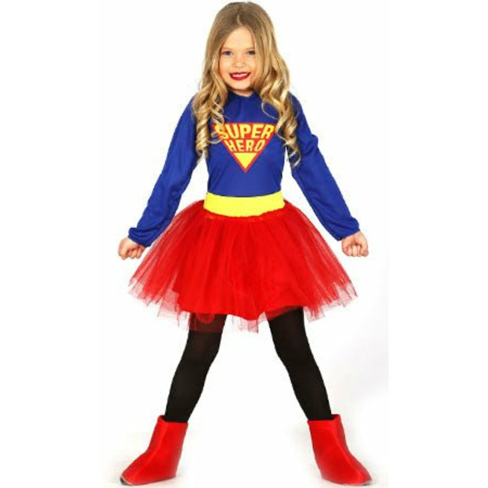 Disfraz de Súper Hero Tutú para niña | Don Disfraz
