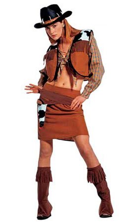 Cowgirl Jennifer-Kostüm für Damen
