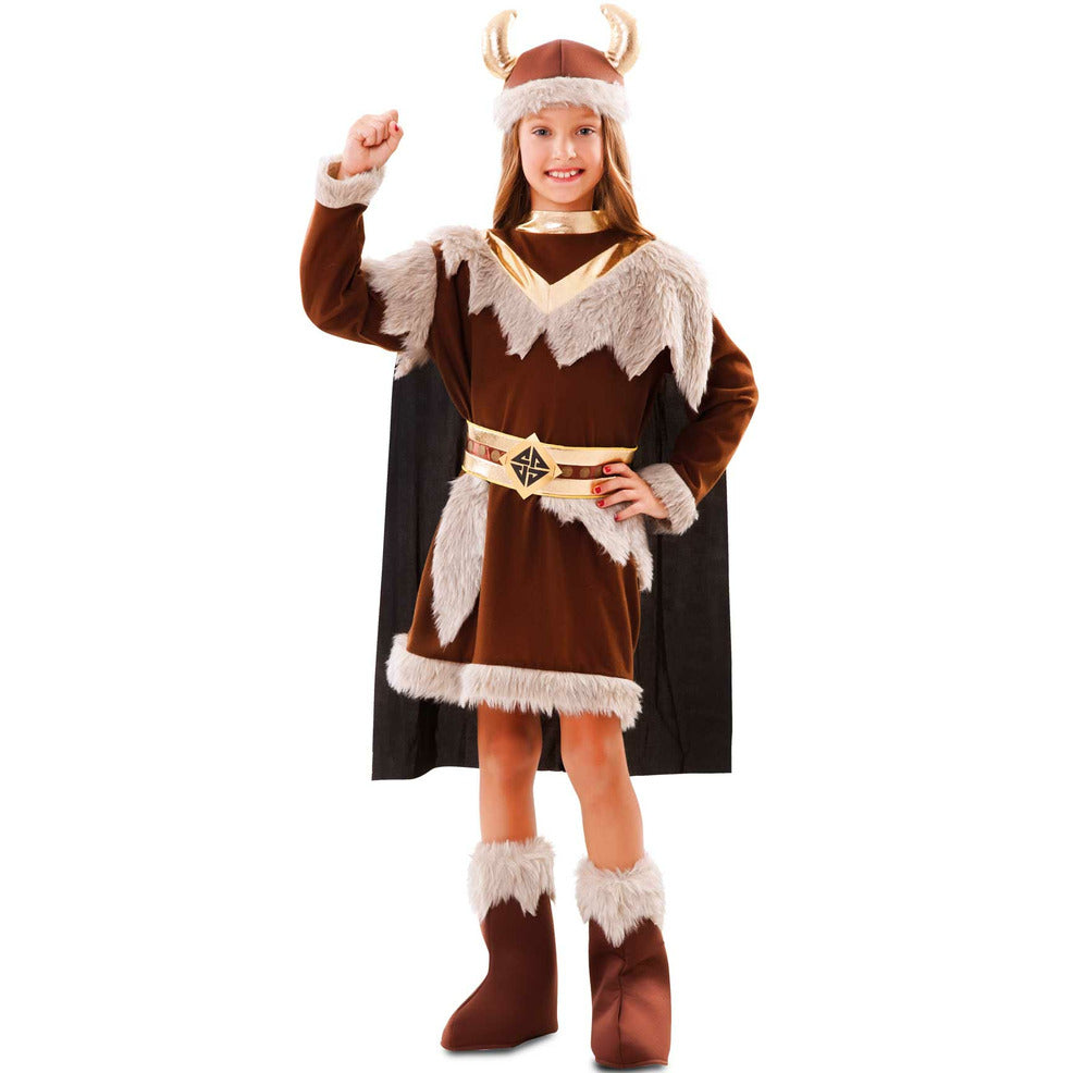 Disfraz de Vikinga Lena para niña | Don Disfraz