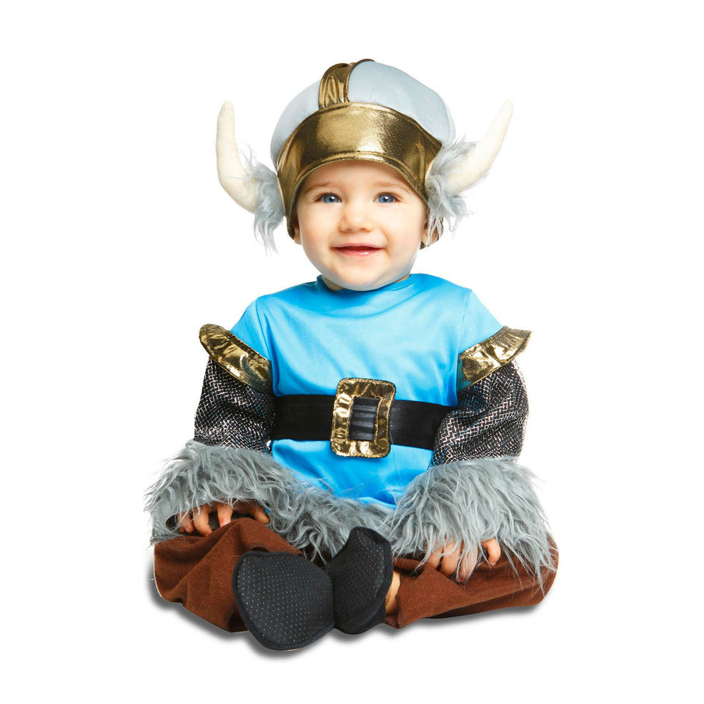 Disfraz de Vikingo Azul para bebé | Don Disfraz