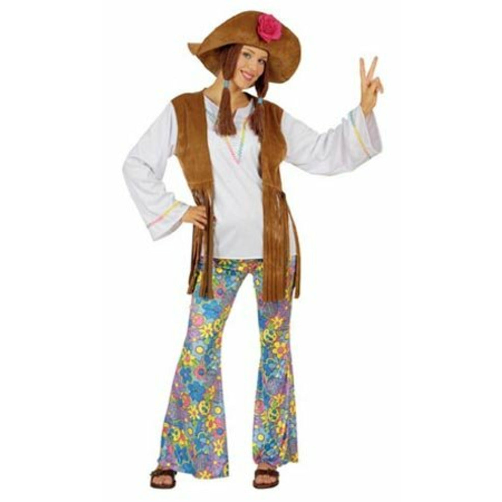 Disfraz de Hippie Flecos para mujer | Don Disfraz