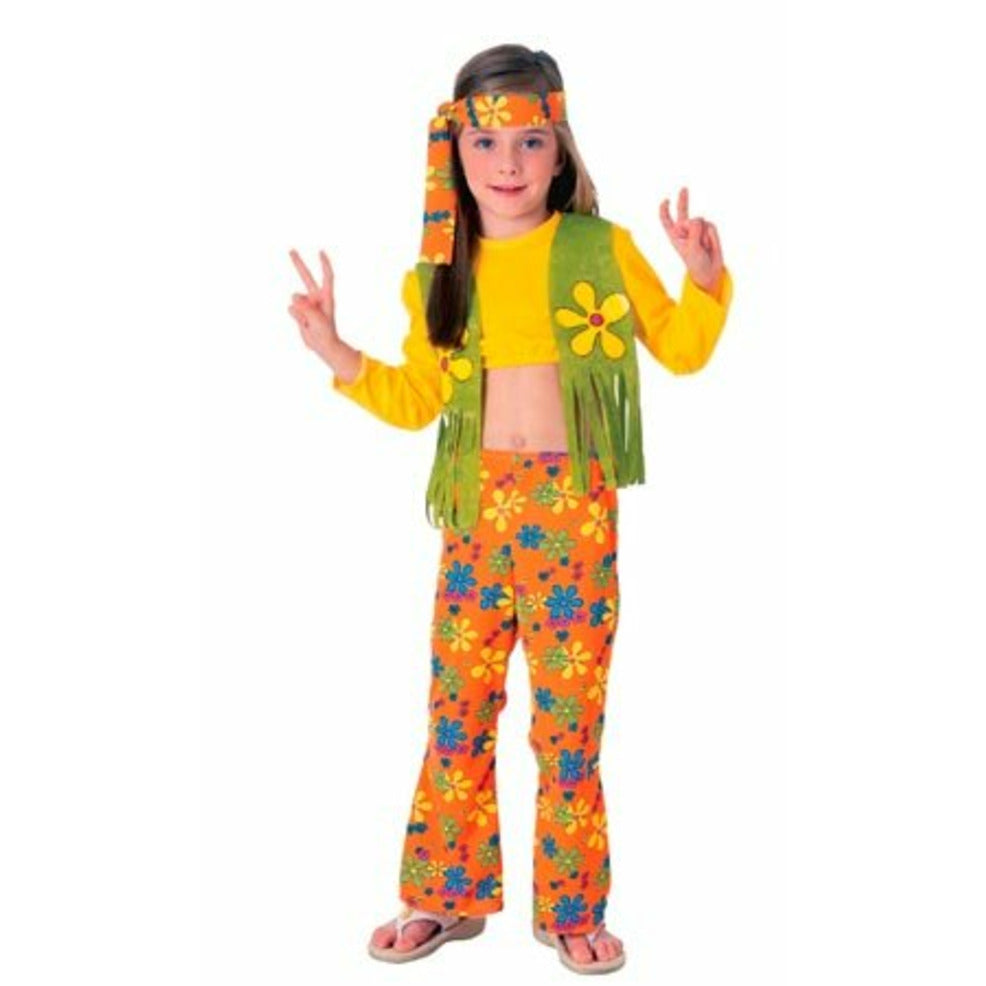 Disfraz de Hippie Top para niña | Don Disfraz