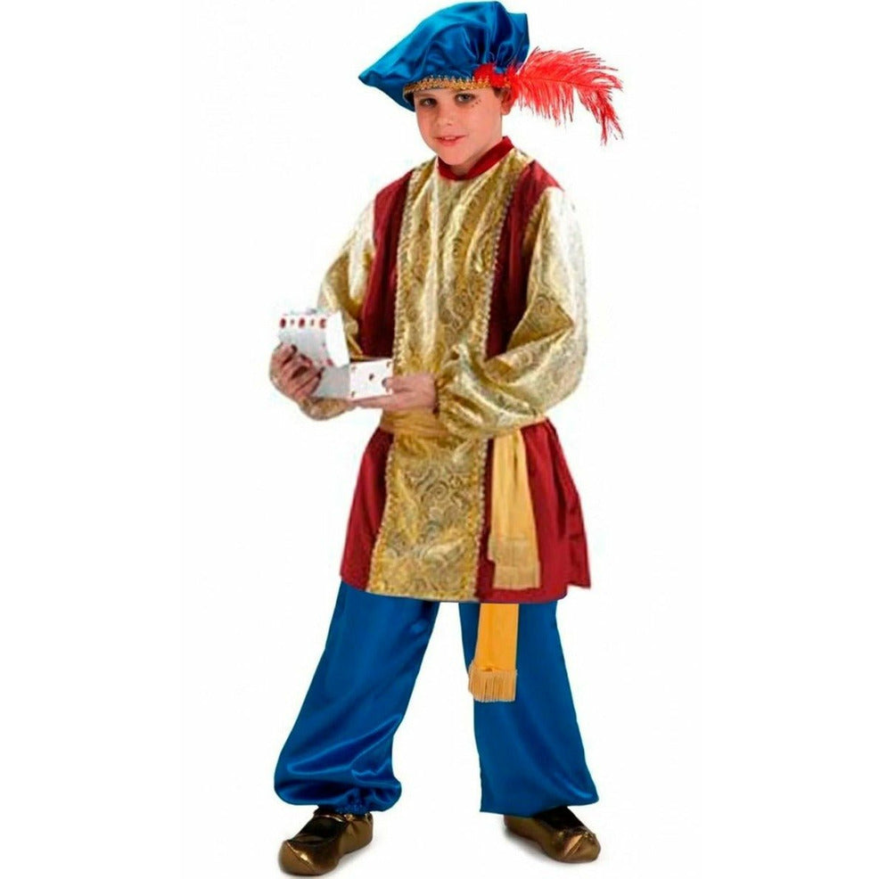 Disfraz de Paje Bonete Azul Infantil niño | Don Disfraz