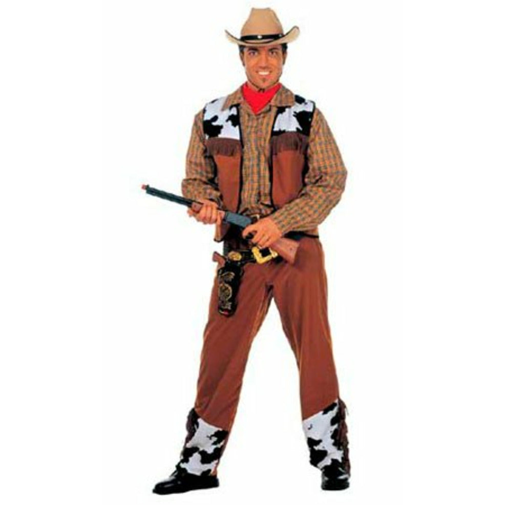 Disfraz de Vaquero Serraje para hombre | Don Disfraz