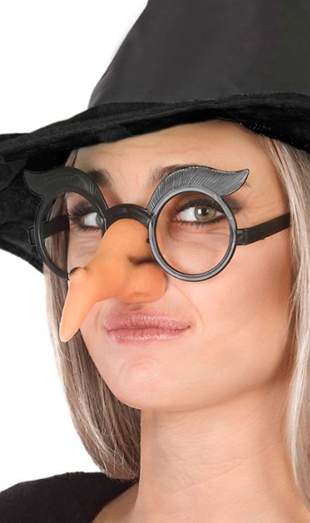 Hexen Brille mit Warze