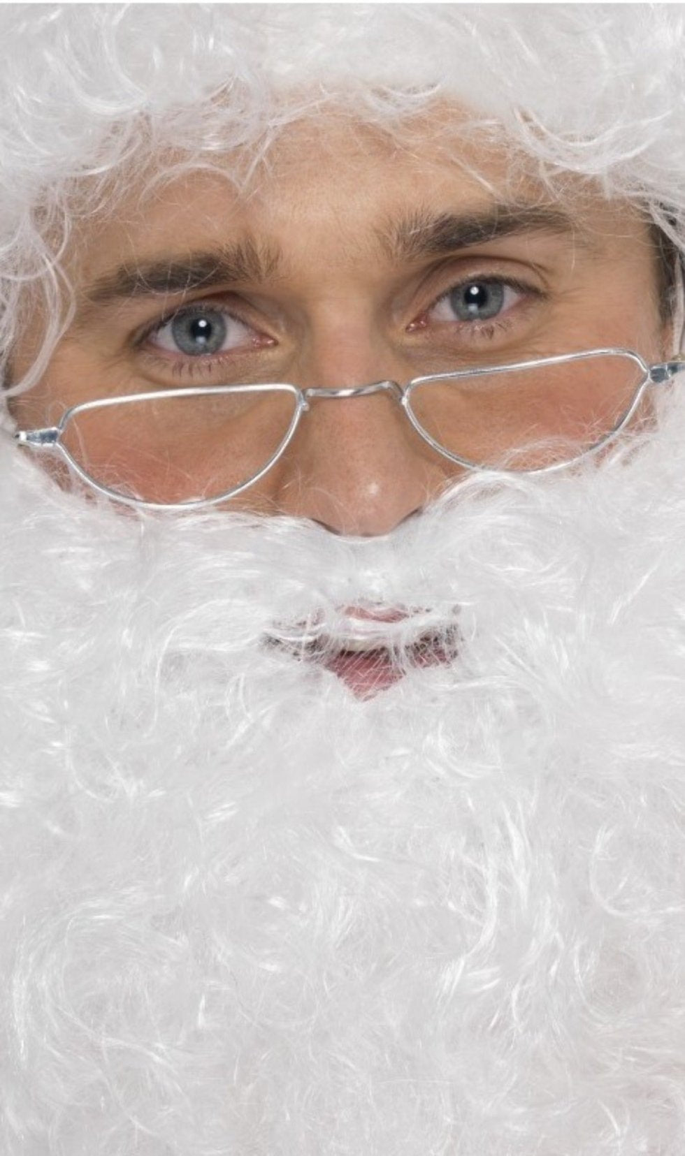 Halbmond Brille Silber