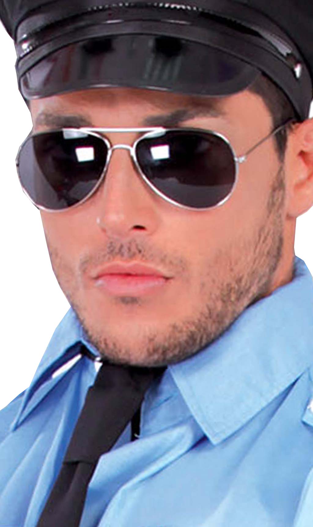 Dunkle Metallbrille