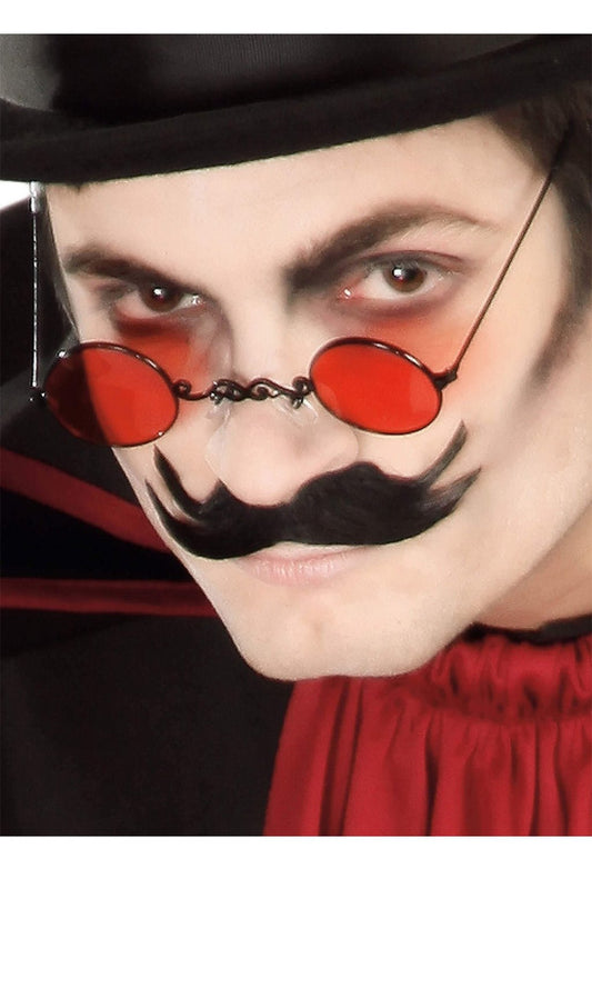 Rote Vampirbrille