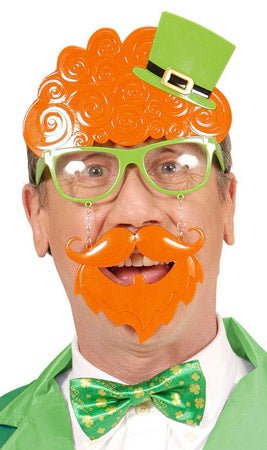 Sant Patrick Brille und Bart