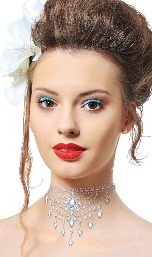 Halskette Glitzersteine