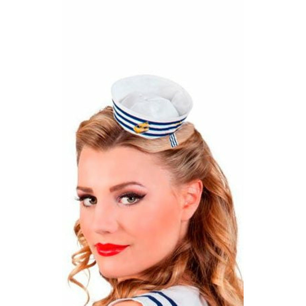 Gorra Chic Marinera Rayas | Don Disfraz