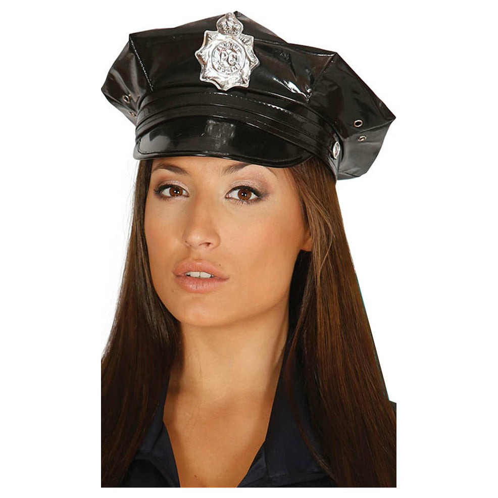 Gorra Policía Vinilo | Don Disfraz