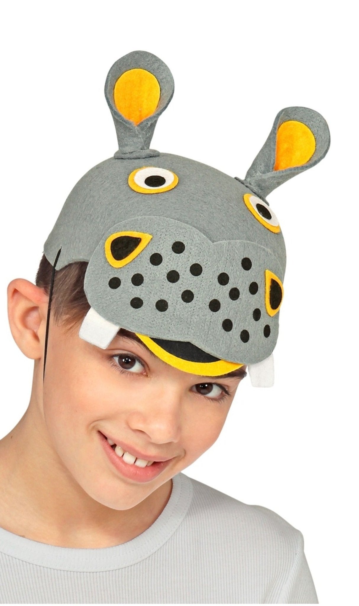 Nilpferdhut aus Filz