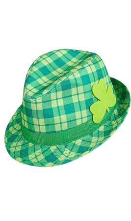 Karierte Saint-Patrick-Kappe