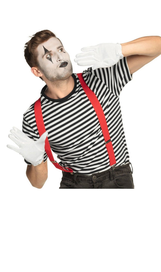 Weiße kurze Handschuhe