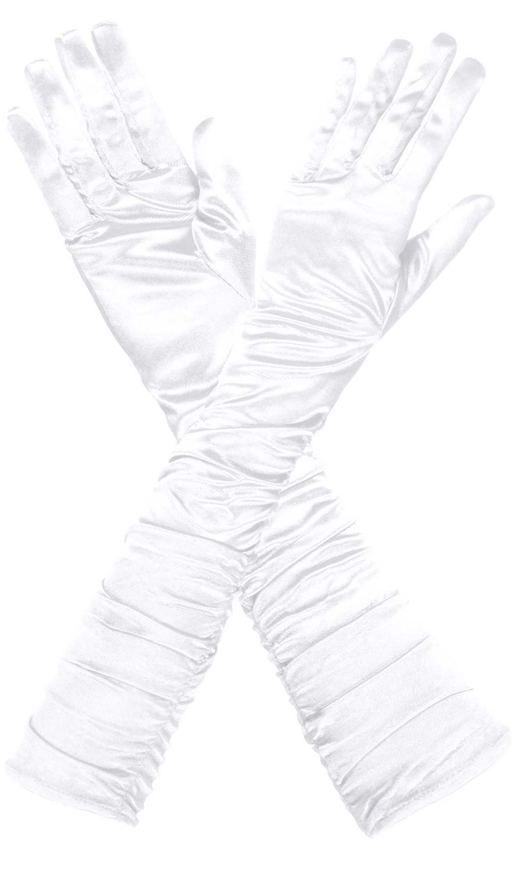 Elegante Damenhandschuhe weiss