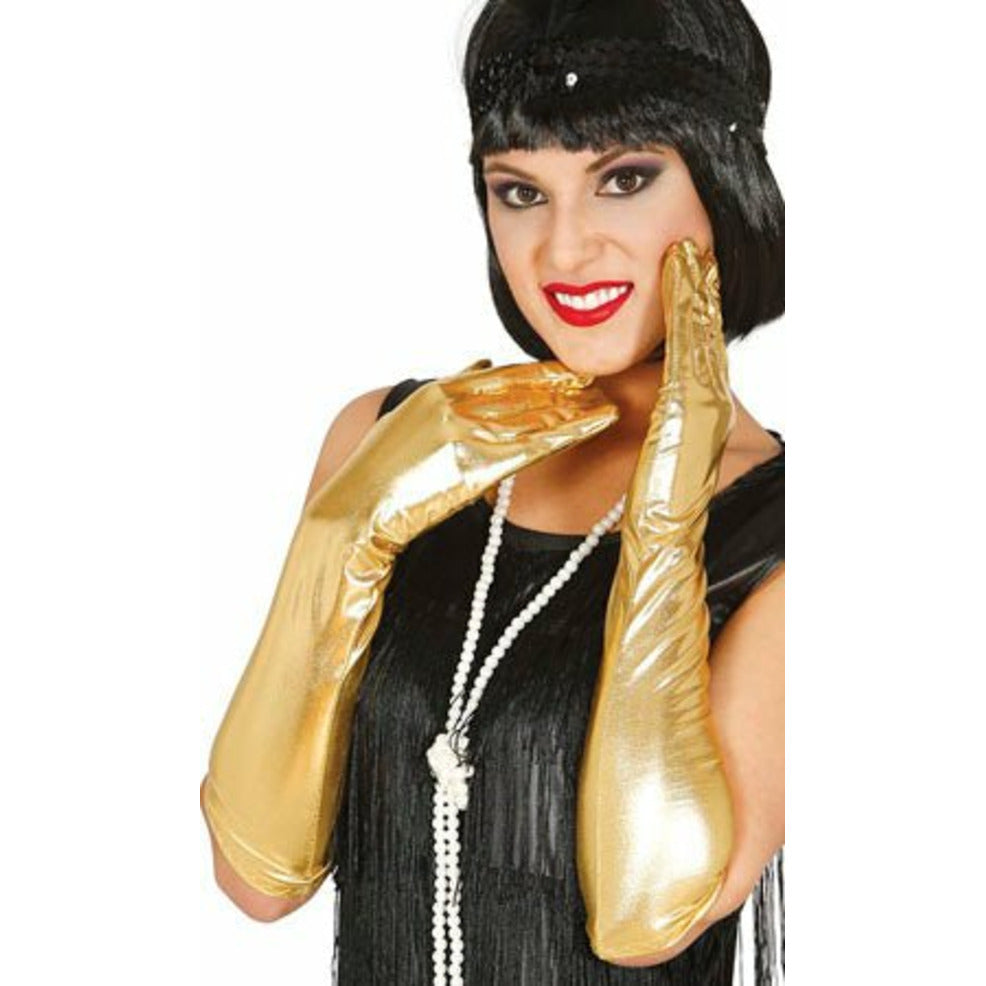 Guantes Largos Brillo | Don Disfraz