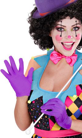 Handschuhe kurz violett