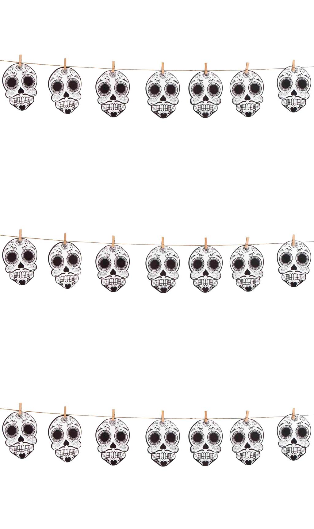Girlande Catrin Skull