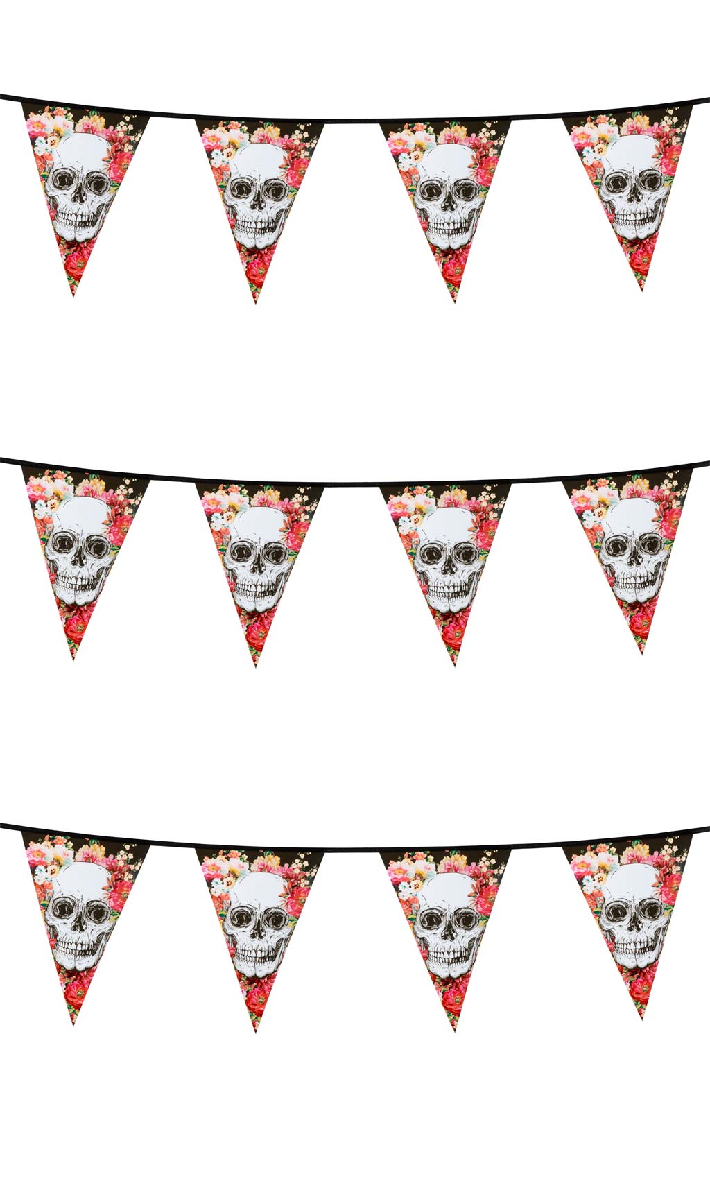 Girlande Catrina Blumen