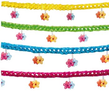 Girlande mit hawaiianischem Hibiskus