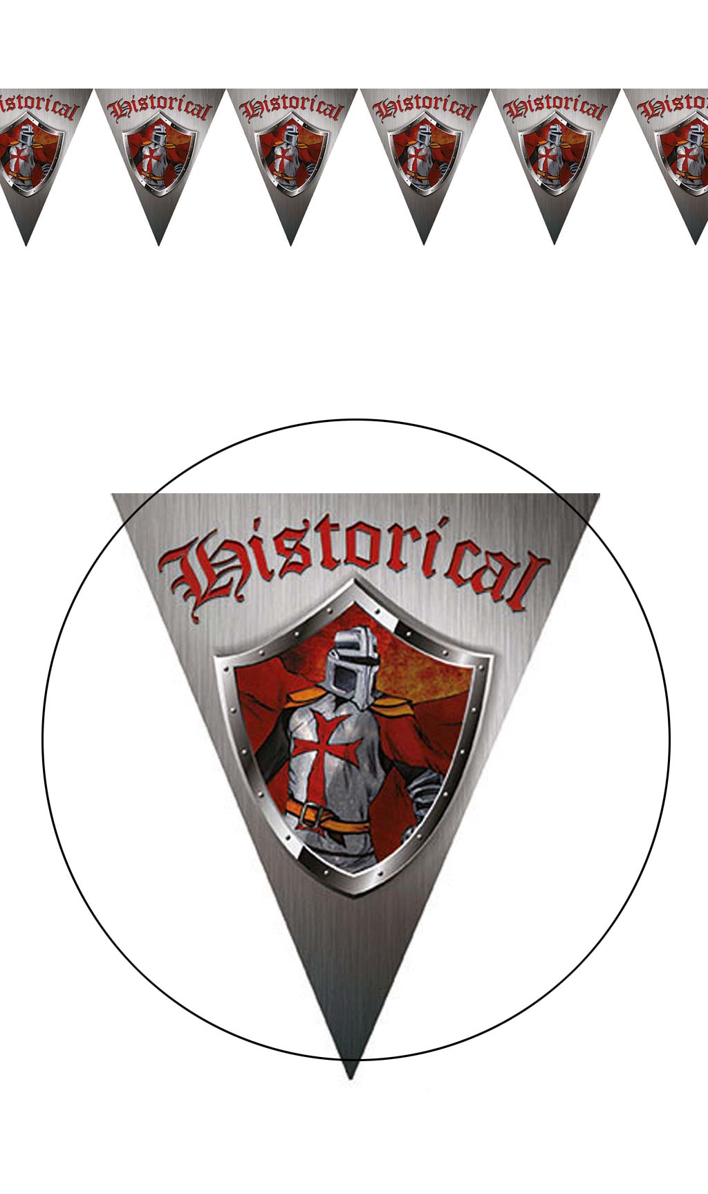 Templer Girlande Mittelalter