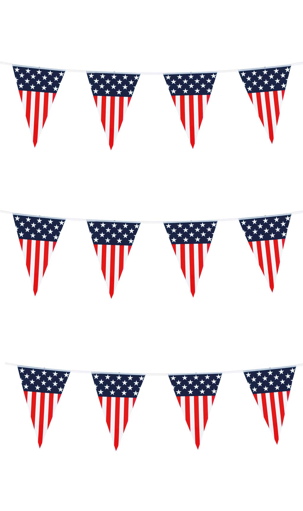 Girlande USA dreieckig