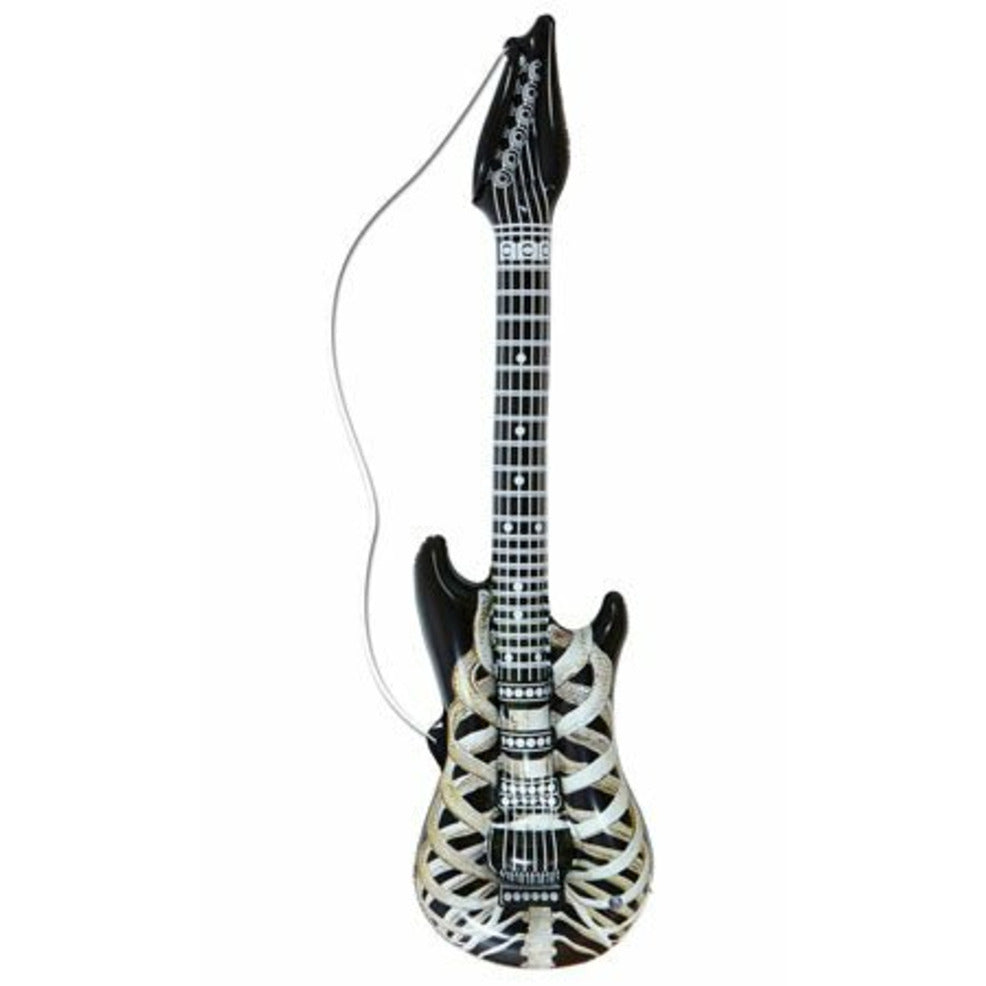 Guitarra Esqueleto Hinchable | Don Disfraz