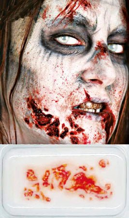 Verwesene Zombiewunde Latex