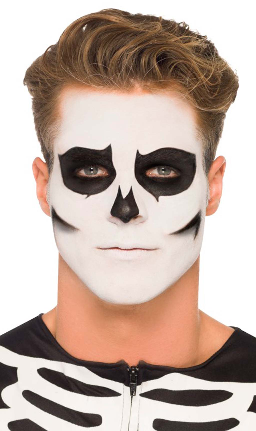 Set Make-up Skelett phosphoreszierend